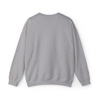 Valentine Heart 'Diet Coke' with Red Bows on Left & Right Sleeves Crewneck Sweatshirt -Embroidered