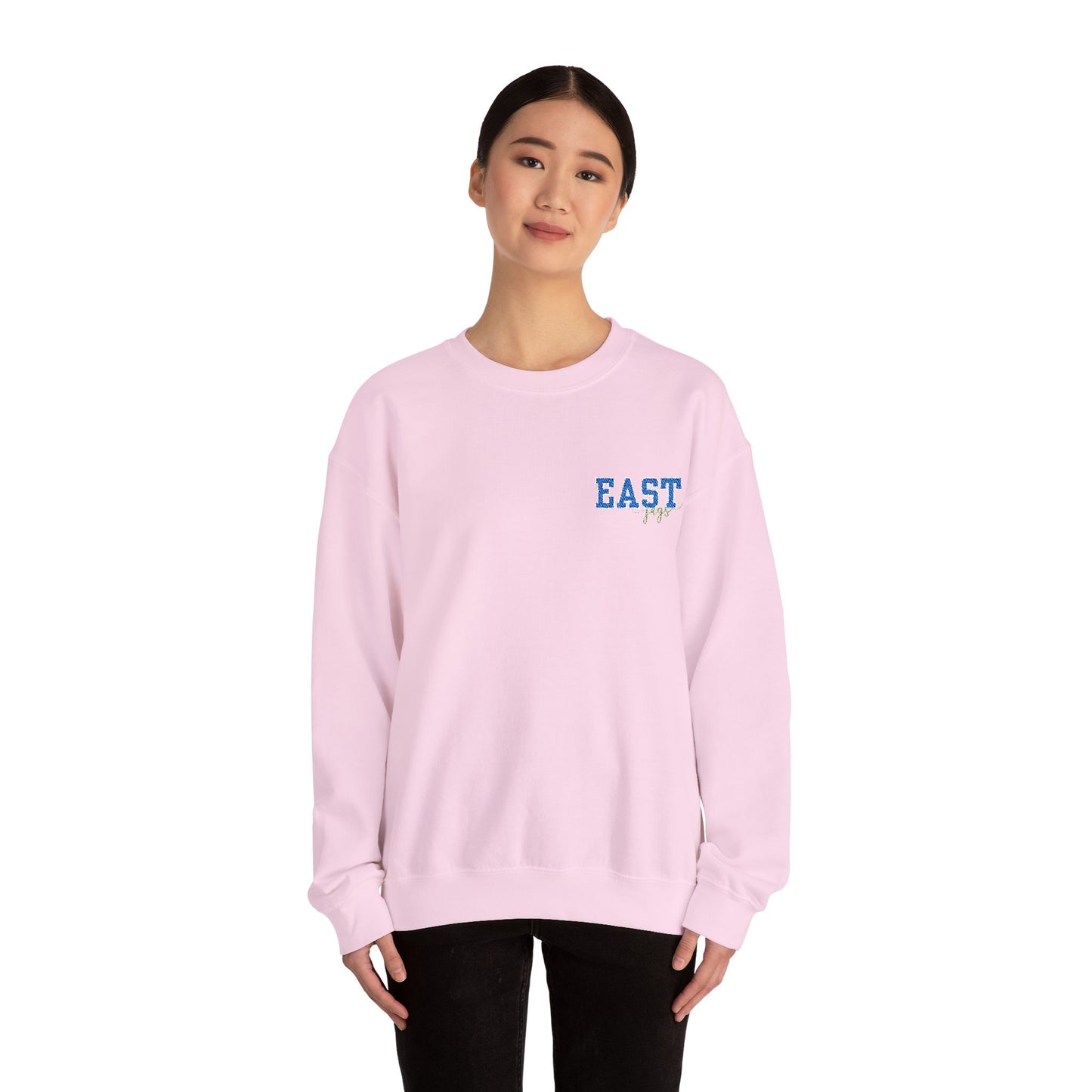 East Jessamine Jags Crewneck Sweatshirt | Unisex Pullover -- Embroidered