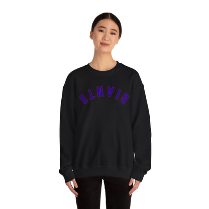 New York Upside Down Giants with Red Outline- Unisex Sweatshirt