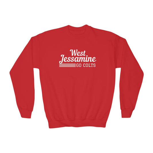 Youth Crewneck Sweatshirt - West Jessamine Colts - Unisex