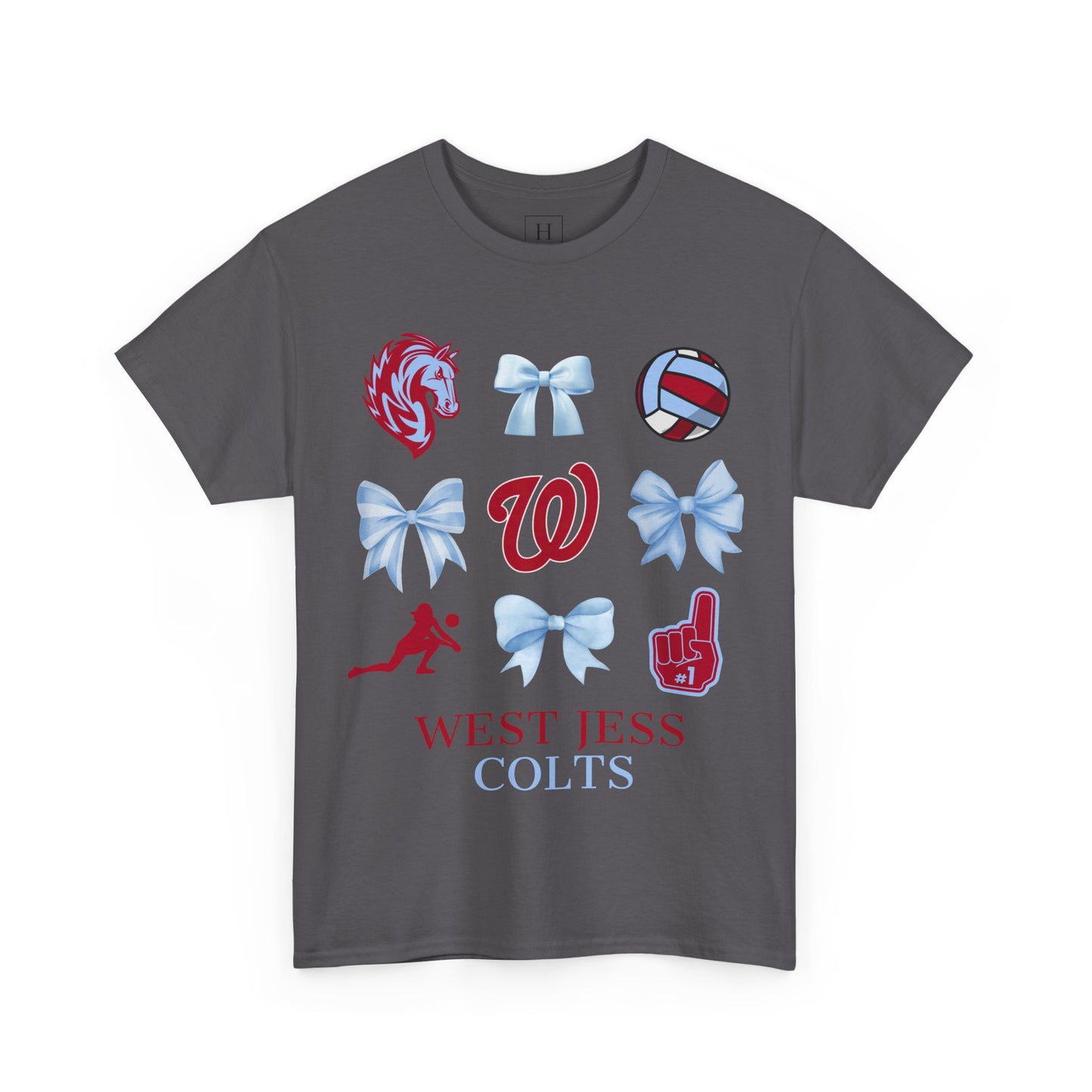 Volleyball Coquette Bows Unisex Tee - West Jessamine