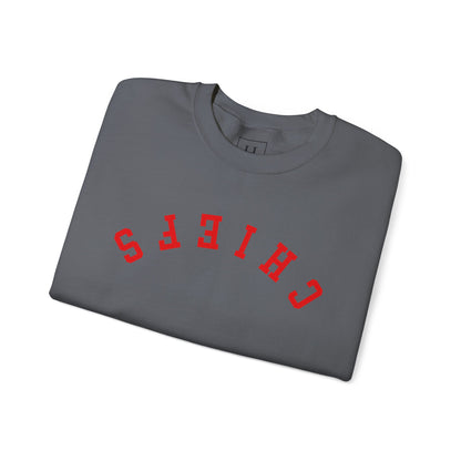 KC Chiefs Upside Down Lettering - Unisex Sweatshirt