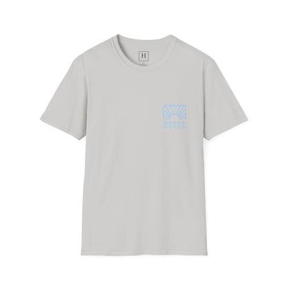 be the light christian bible blue (front and back)