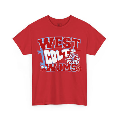 West Jessamine WJMS Colts Fan Tee —  Front & Back Unisex Tee