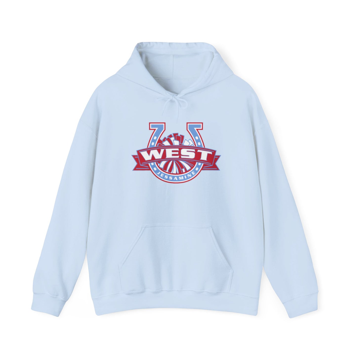 West Jessamine Horseshoe Logo w/ Pom - Cheerleading - Unisex Hoodie