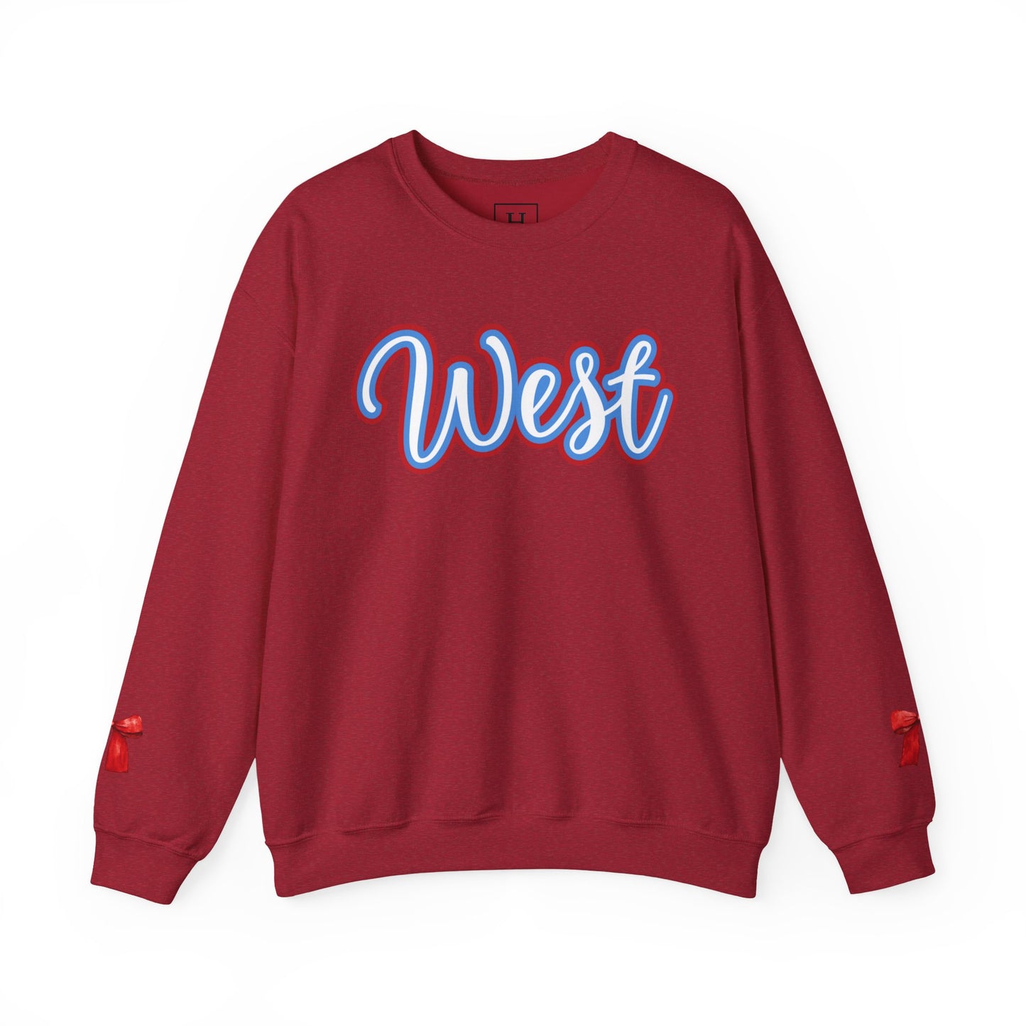 WJ WEST Jessamine -- Bows on Sleeves -- Unisex Sweatshirt