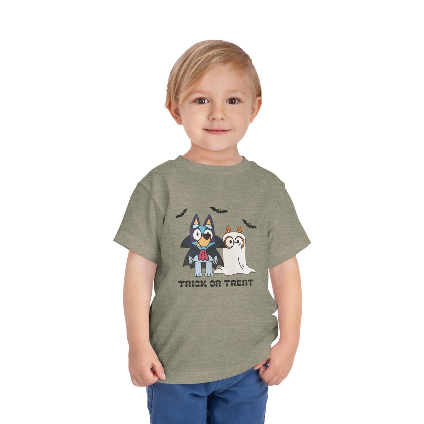 Toddler Bluey Trick or Treat T-shirt