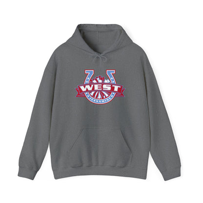 West Jessamine Horseshoe Logo w/ Pom - Cheerleading - Unisex Hoodie