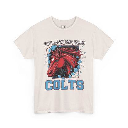 Vintage Horsehead Unisex Tee - Unleash the Herd Design