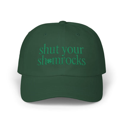Shut Your Shamrocks Day Dad Cap