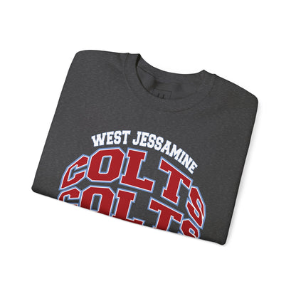West Jessamine Colts Crewneck Sweatshirt — School Spirit Pride - Unisex