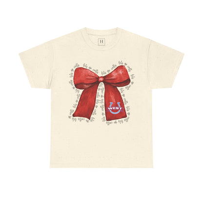 Let's Go Colts Bow - West Horseshoe Logo Unisex T-Shirt