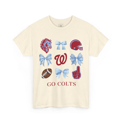 Coquette Football & Bows Unisex Tee - West Jessamine