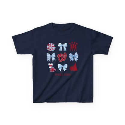 YOUTH - West Jessamine Cheerleading Coquette Bows