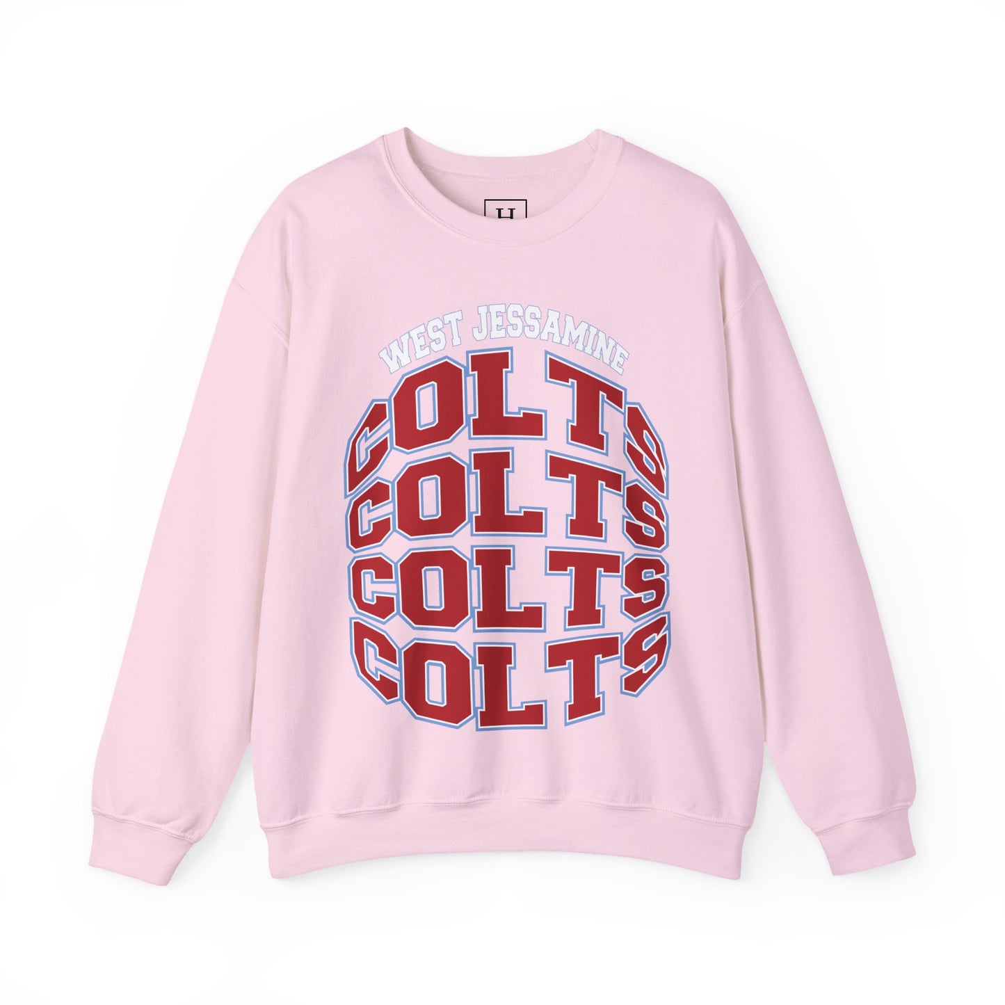 West Jessamine Colts Crewneck Sweatshirt — School Spirit Pride - Unisex