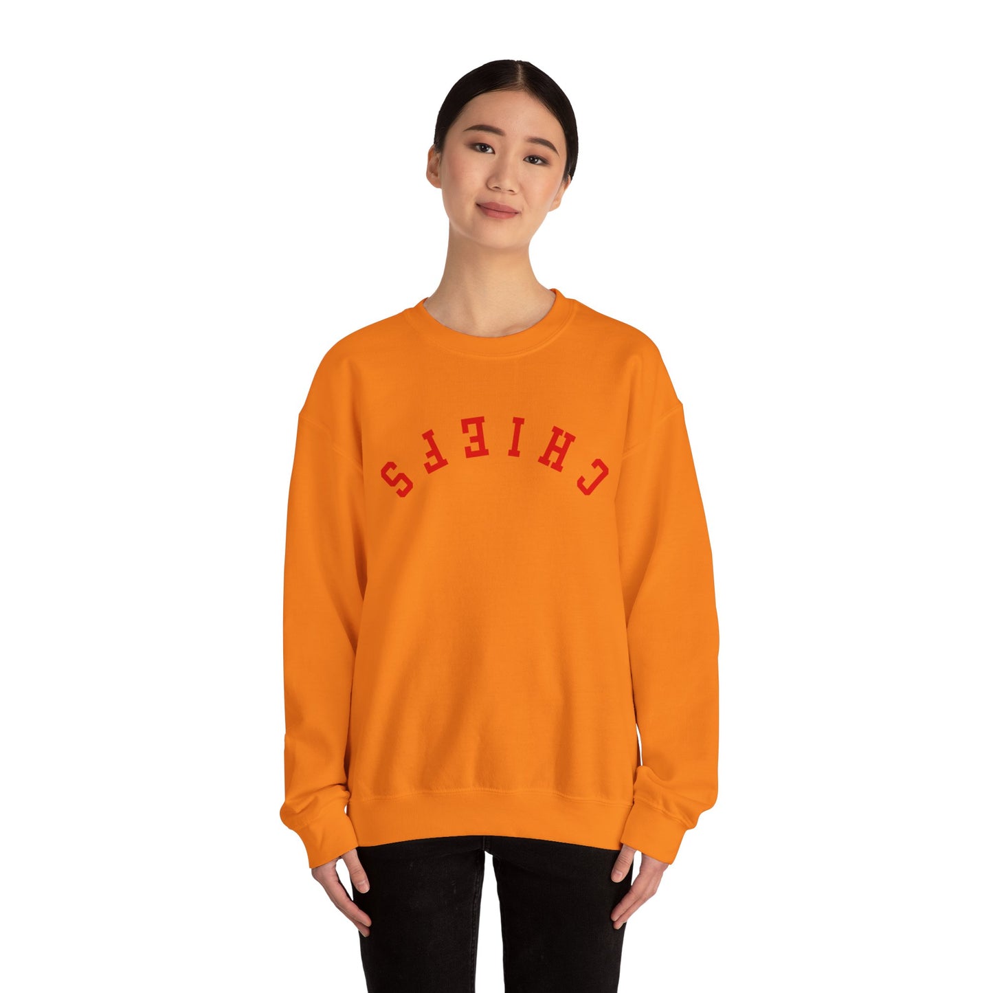KC Chiefs Upside Down Lettering - Unisex Sweatshirt