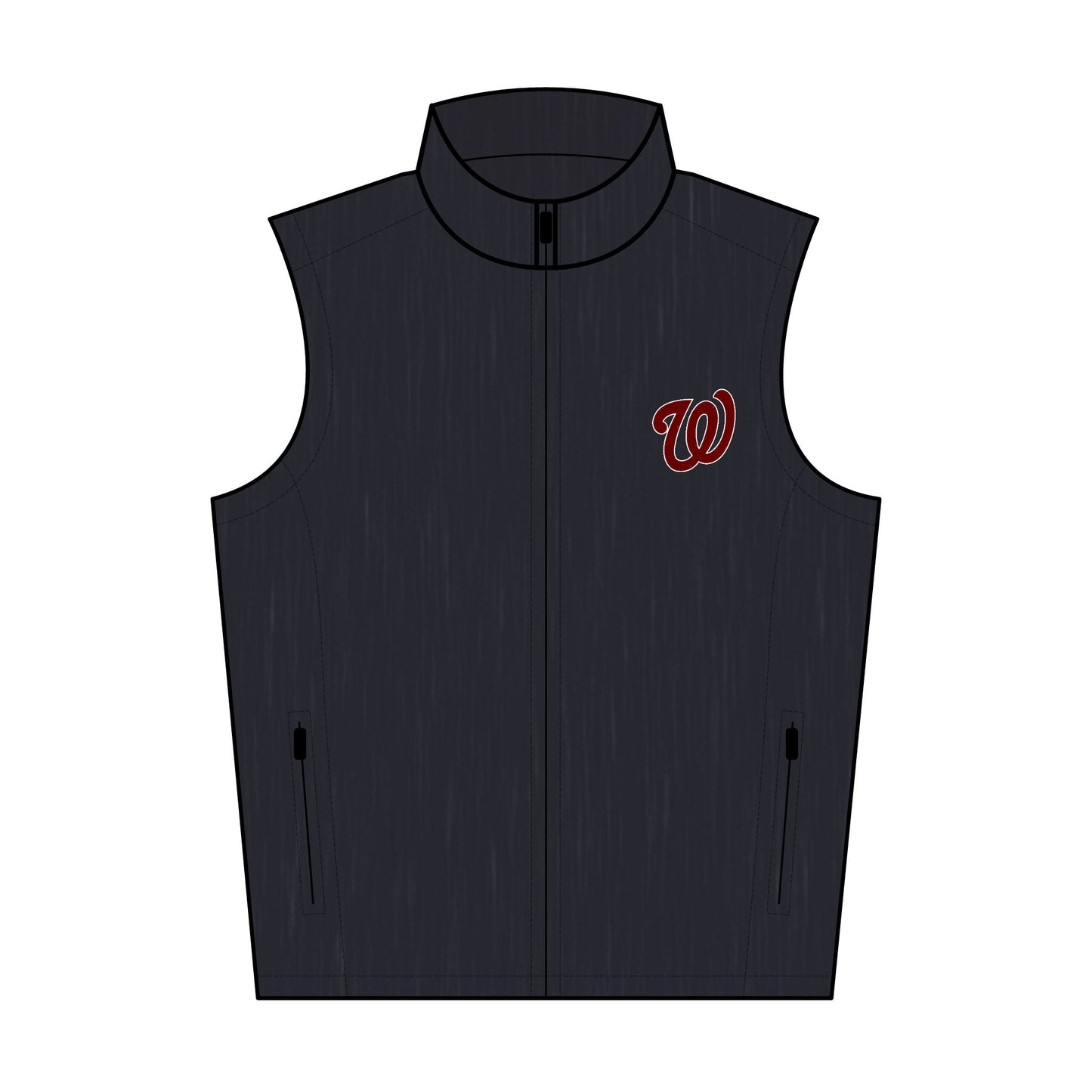 West Jessamine (W) Embroidered -- Men's Soft Shell Vest - Stylish Comfort for Outdoor Adventures, Ideal for Gifting, Sports Events, and Casual Wear