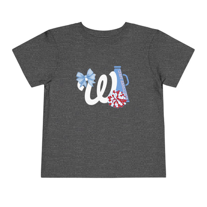Toddler; West Jessamine Coquette W Logo with Bow; Let's Go Colts - Unisex T-shirt