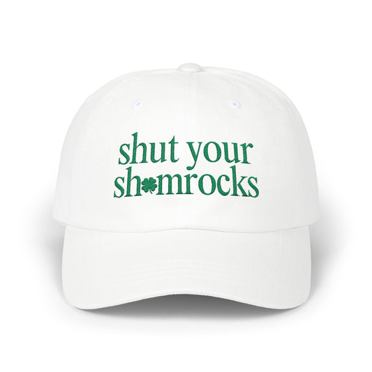 Shut Your Shamrocks Day Dad Cap