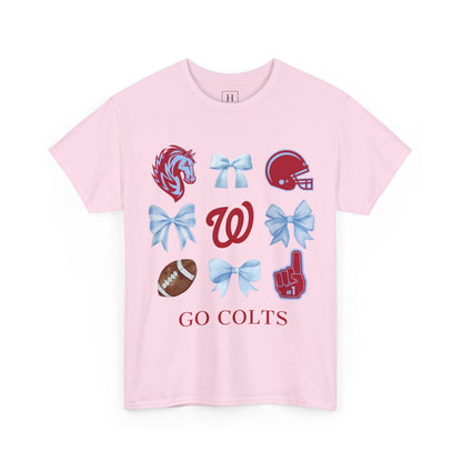 Coquette Football & Bows Unisex Tee - West Jessamine