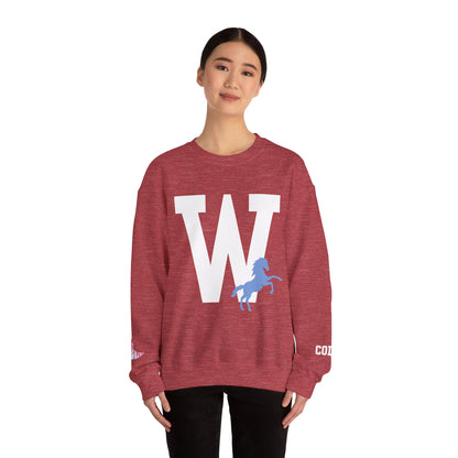 Crewneck Sweatshirt - W HORSE Colts Sweater West Jessamine