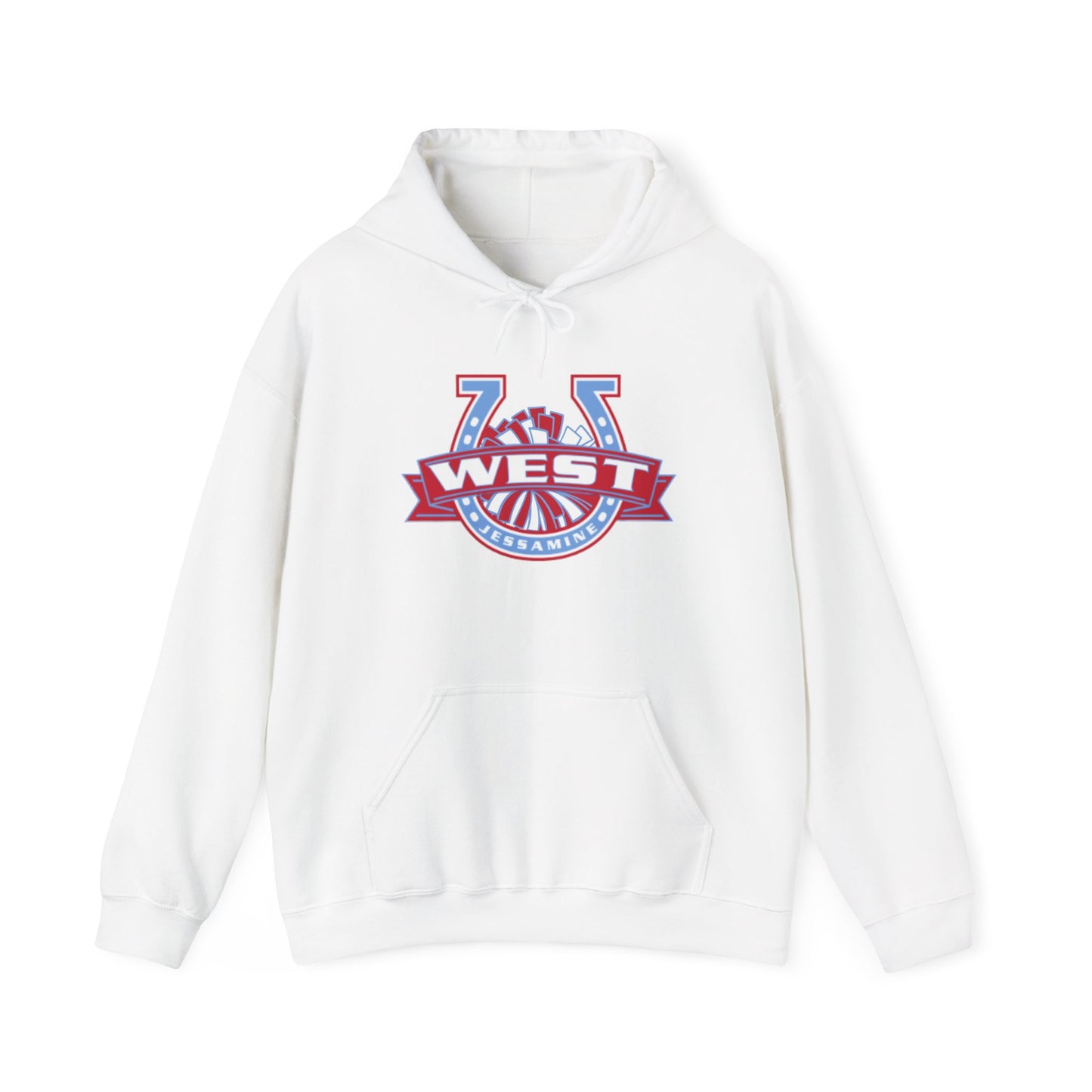 West Jessamine Horseshoe Logo w/ Pom - Cheerleading - Unisex Hoodie