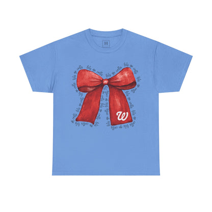 WJ Let's Go Colts Cheer Bow w/ WJ logo - Unisex Shirt