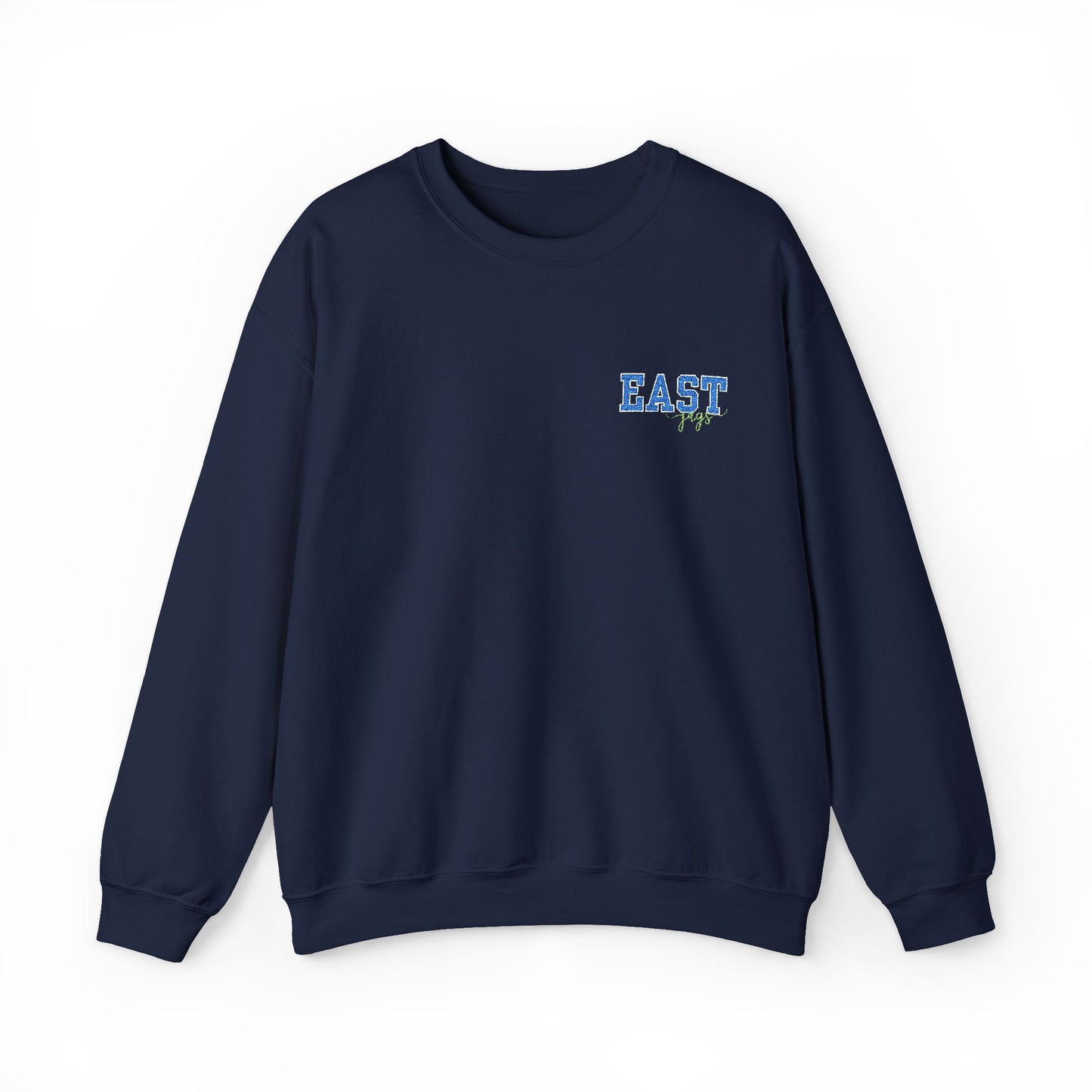 East Jessamine Jags Crewneck Sweatshirt | Unisex Pullover -- Embroidered