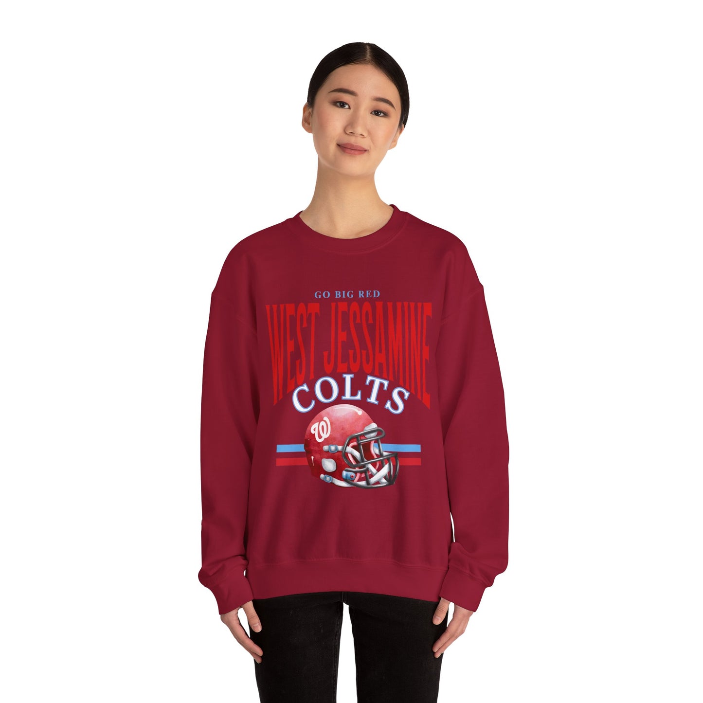 Go Big Red West Jessamine Football - Unisex Sweatshirt