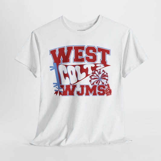 West Jessamine WJMS Colts Fan Tee —  Front & Back Unisex Tee