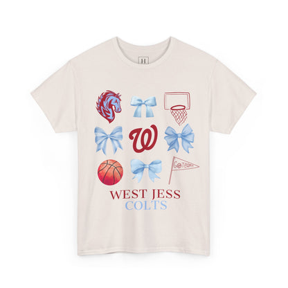 West Jessamine Basketball Coquette Unisex Tee