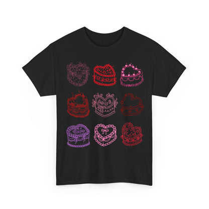 Coquette Cherry Bow Cake T-Shirt