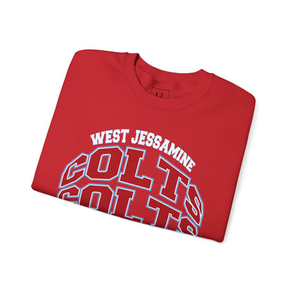 West Jessamine Colts Crewneck Sweatshirt — School Spirit Pride - Unisex