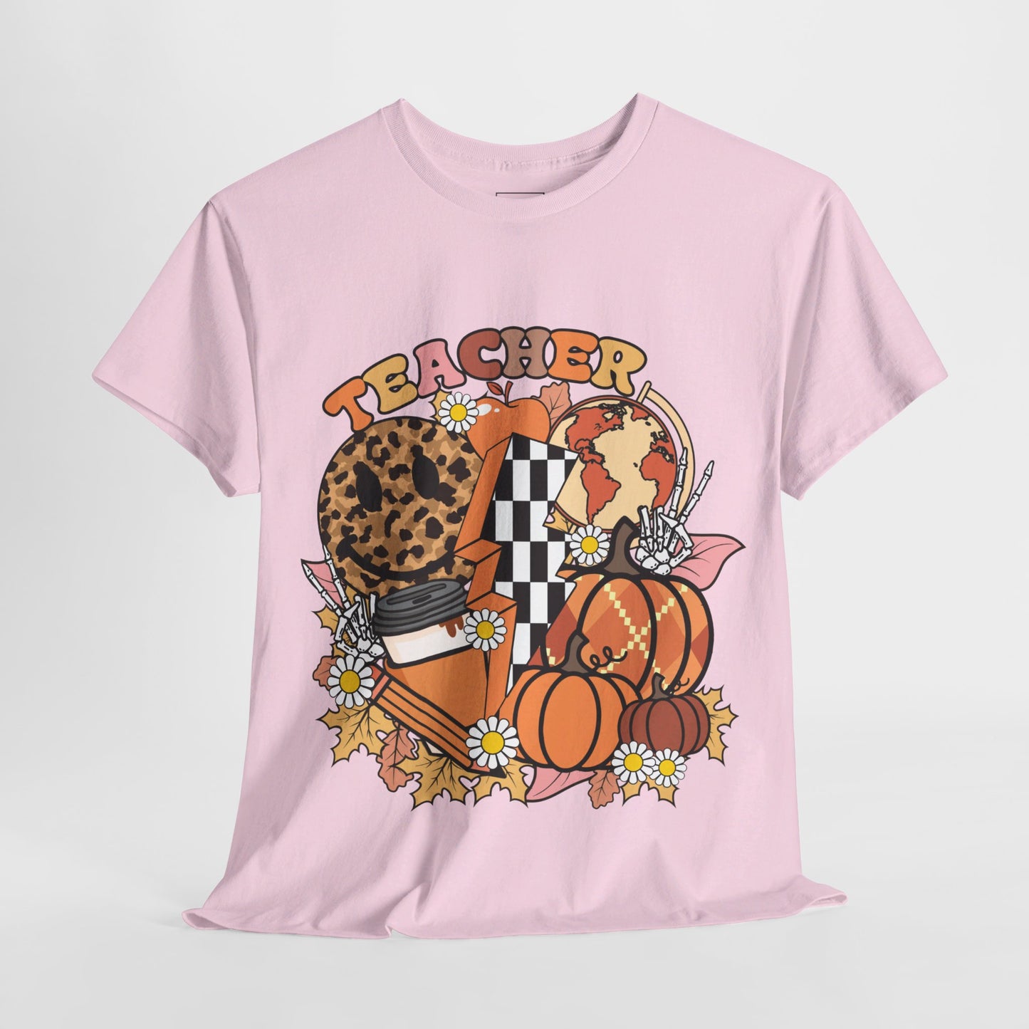 Fall Retro Teacher T-Shirt
