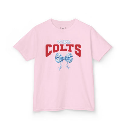 YOUTH - WJMS COLTS Coquette Bow Tee