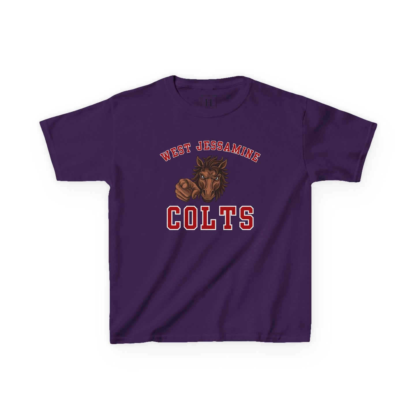 YOUTH --- West Jessamine Colts Mascot - YOU  -- Unisex Tee