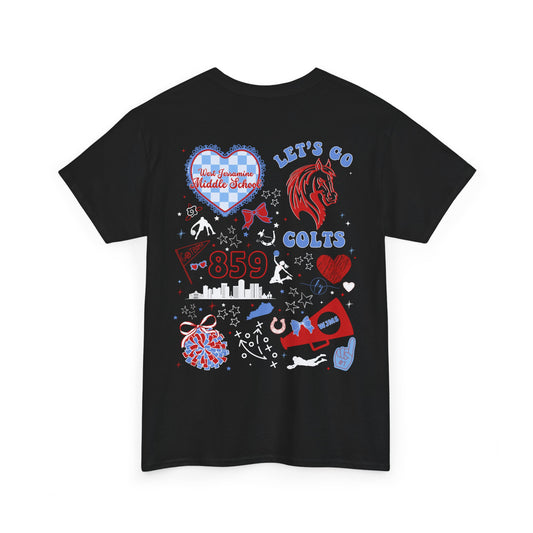 WJMS HEART COQUETTE GO COLTS (FRONT & BACK)