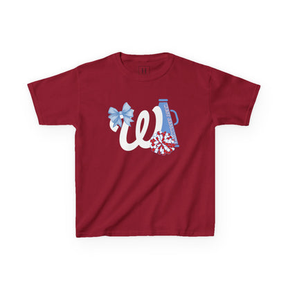 YOUTH -- West Jessamine Cheer Bow, Megaphone & Poms - Unisex Shirt