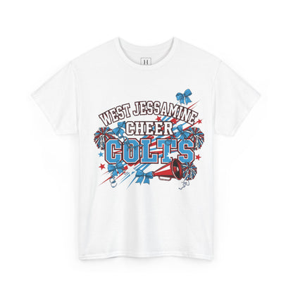 West Jessamine Cheer COLTS - Poms, Bows, Stars - Unisex Shirt