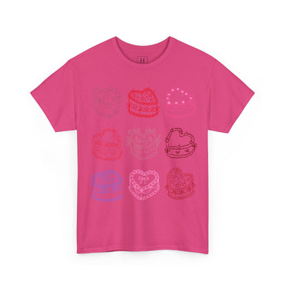 Coquette Cherry Bow Cake T-Shirt