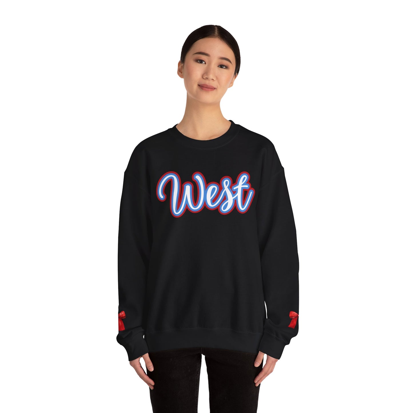 WJ WEST Jessamine -- Bows on Sleeves -- Unisex Sweatshirt