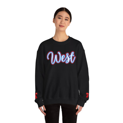 WJ WEST Jessamine -- Bows on Sleeves -- Unisex Sweatshirt
