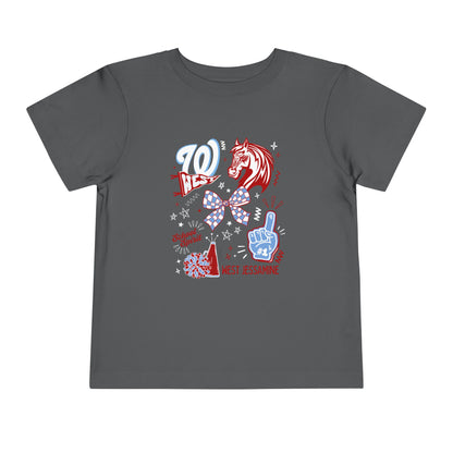 Toddler; West Jessamine Coquette School Spirit - Unisex T-shirt