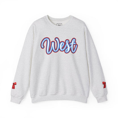 WJ WEST Jessamine -- Bows on Sleeves -- Unisex Sweatshirt