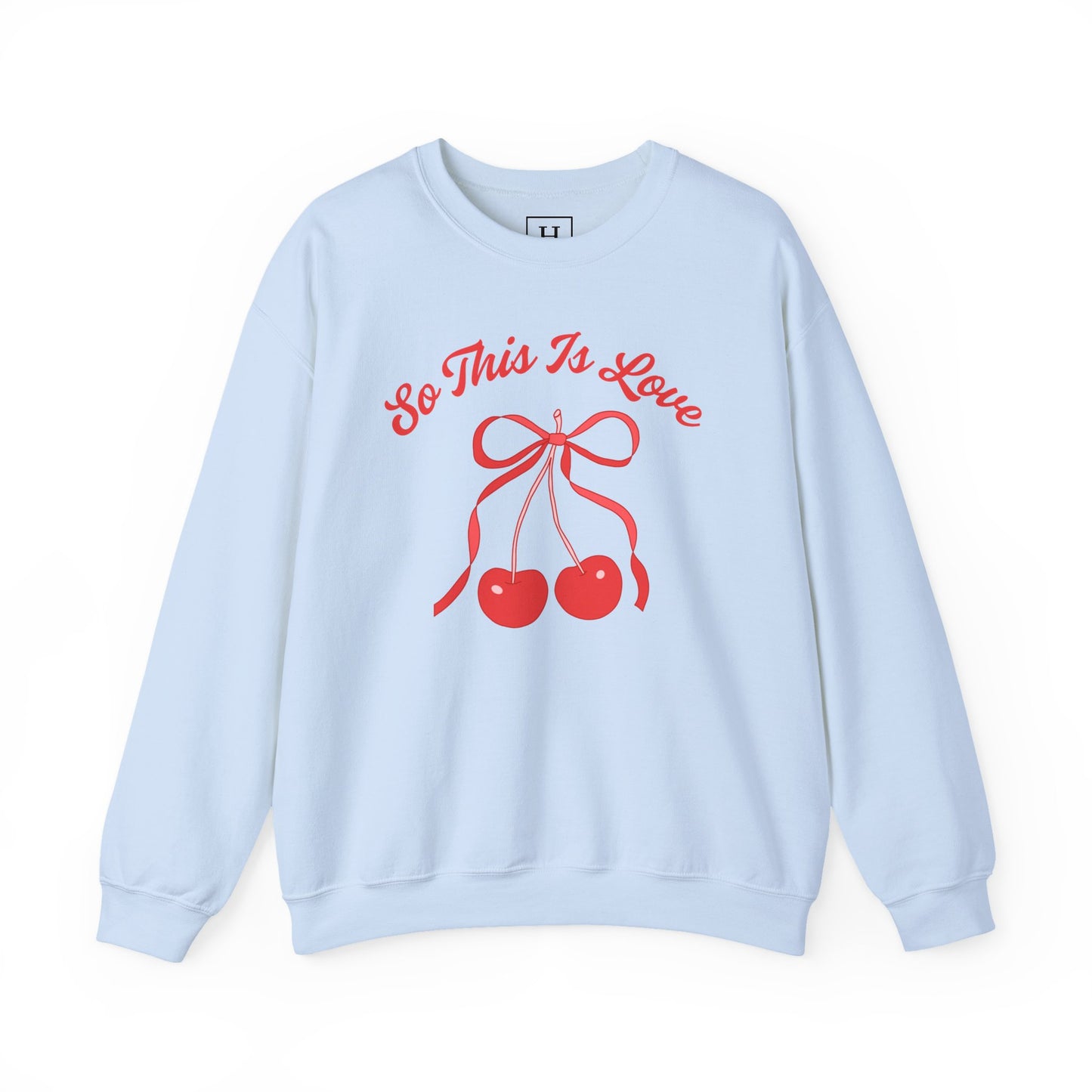 So This Is Love Cherry Bow Sweatshirt