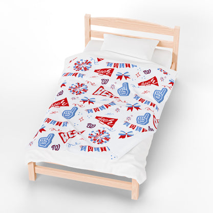 West Jessamine Colts Cheer & Bow Blanket