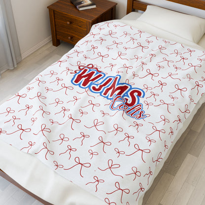 WJMS Colts Bow Blanket