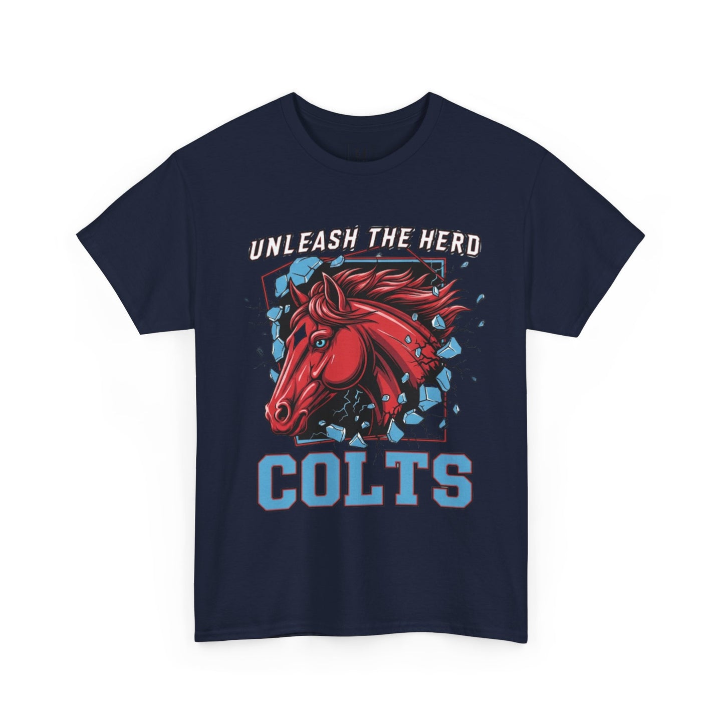 Vintage Horsehead Unisex Tee - Unleash the Herd Design
