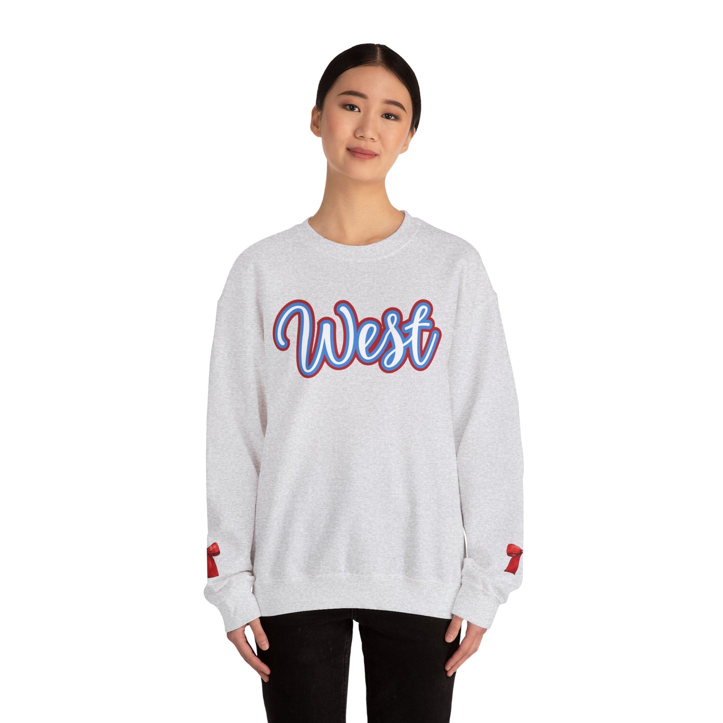 WJ WEST Jessamine -- Bows on Sleeves -- Unisex Sweatshirt