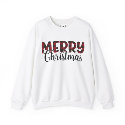 Merry Christmas Plaid Sweater
